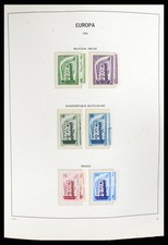 Lot 37828 Complete, MNH stamp collection Europa CEPT 1936-1986 in 3 Davo albums.