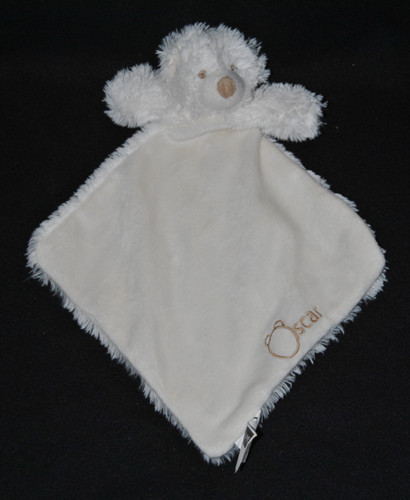 🐻Doudou plat ours brodé
