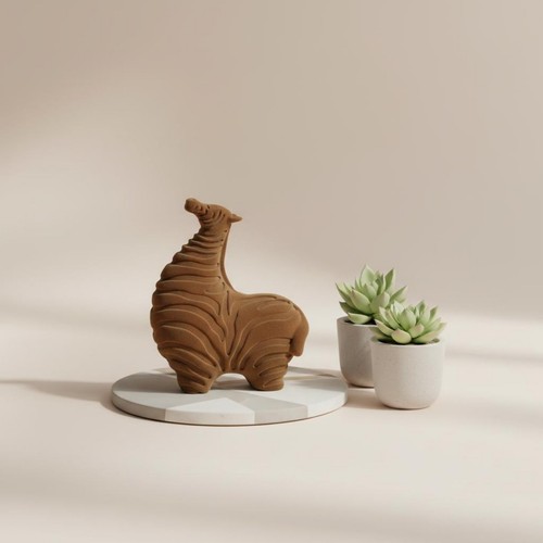 Pièces figurine zèbre - figurine,