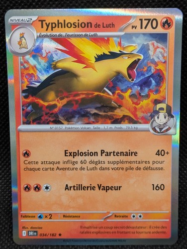 Carte pokemon typhlosion - carte,
