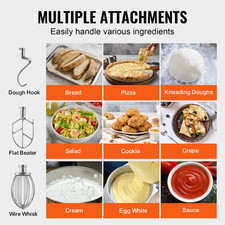 VEVOR Robot De Cuisine Mixeur