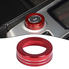 Bague de garniture bouton mode conduite console centrale rouge pour Corvette C7