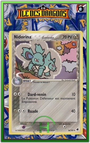 Nidorina île des dragons - des,