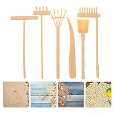  Lot de 3 mini râteaux de jardin zen - Outil de jardin zen à faire soi-même -