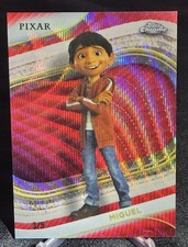2025 Topps Chrome Disney Miguel Red Wave /5 Pixar Coco