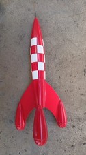 Aroutcheff Fusée tintin 23cm 1986 avec boite - Photos conformes !