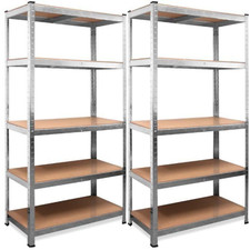 Lot 2 Étagères Charge Lourde 180x90x40cm 875kg