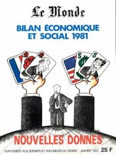 Le Monde. Bilan économique et social ... - Le Monde - V393620