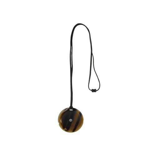 Collier rond réglable marron