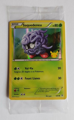 Carte pokemon holo saquedeneu - carte,