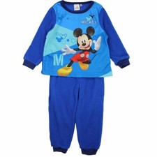 Pyjama garçon. Couleur bleu marine.Mickey (modèle N°2)  , Taille 6 ans