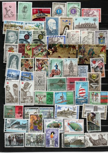 Lot timbres belges grand - 1, de