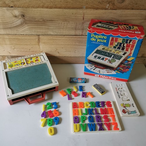 Pupitre vintage fisher price - vintage,