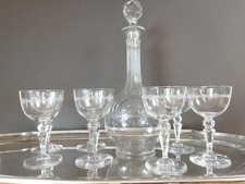 Carafe + 7 verres vin blanc