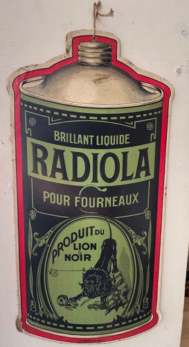 Ancien carton radiola - , bidon