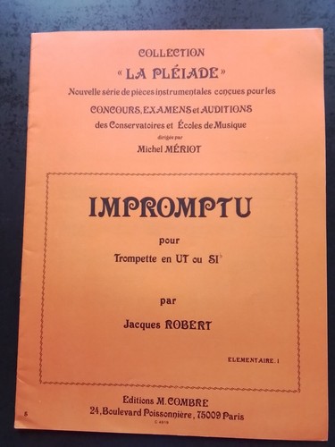 Partition jacques robert - partition,