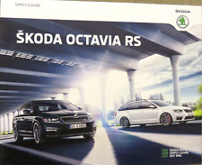 Skoda Octavia RS brochure brochure from 5/2016, 20 pages