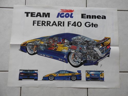 Poster ferrari f40 - poster, n°45
