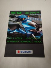 Suzuki Zillion Katana Street Magic RMX de 1999 Catalogue Brochure Moto 