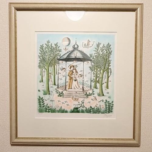 Lithographie raymond peynet - lithographie,