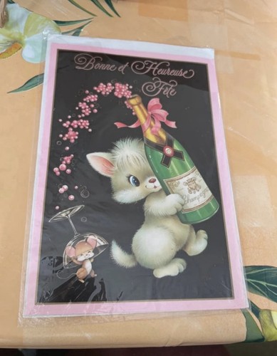 Carte postale fête animaux - fête,