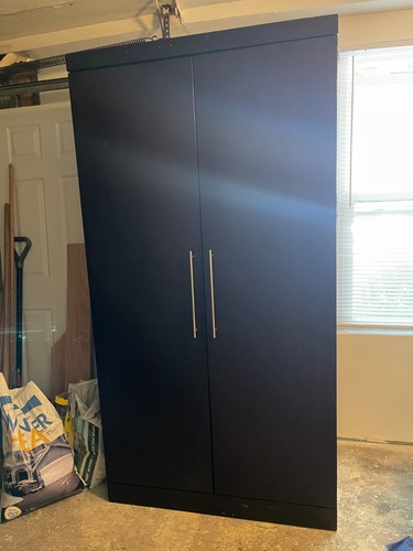 Brown armoir wardrobe with - armoir/wardrobe,