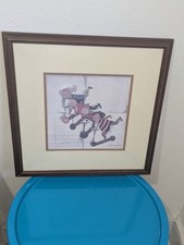 Graciela Rodo Boulanger LES TROTINETTES  Offset Lithograph Framed NY Gallery VG