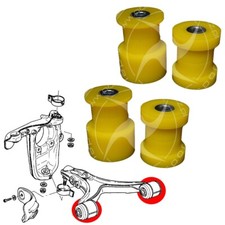 silentblocs des deux bras inférieur avant pour Maserati Granturismo Grancabrio