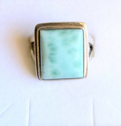 Bague larimar t55 argent - larimar, en