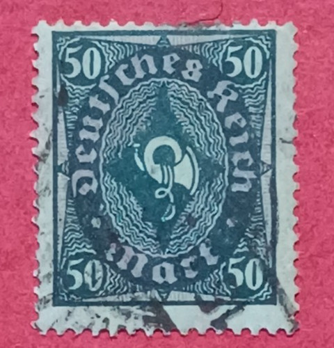 German cancelled postage - german,