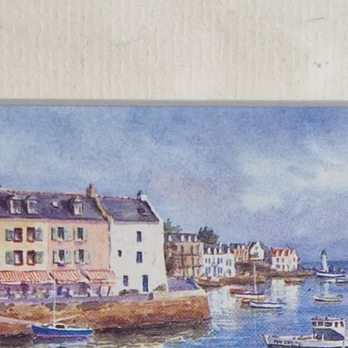 Encadré paysage marin - , –