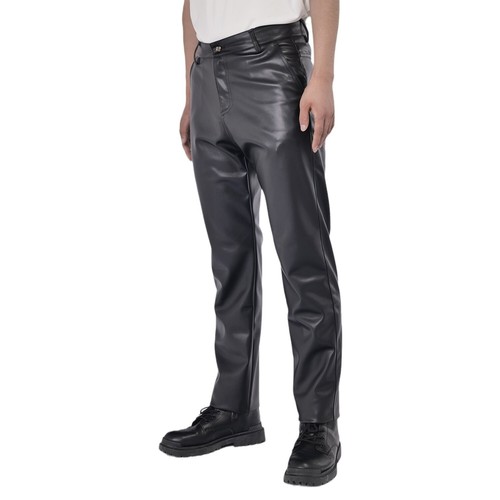 Hommes slim simili cuir - hommes,
