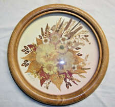 cadre rond en bois massif avec