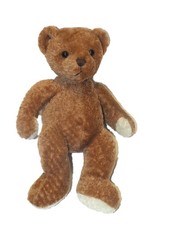 Peluche ours marron blanc Anna