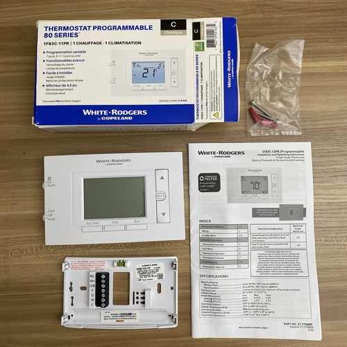 Programable thermostat white - thermostat,