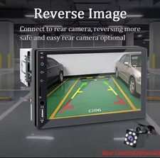 Autoradio avec Camera de recul tout véhicule, écran, bluetooth, carplay sans fil