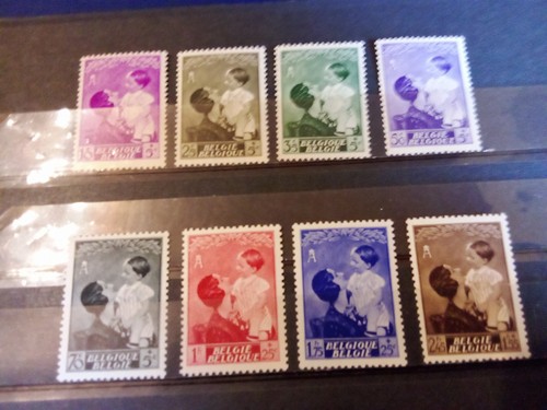 Timbres belgique neufs 1937 - neufs,