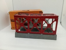 JOUEF, Échelle HO, Pont métallique rouge avec tablier, Réf : 611 dans sa boîte.