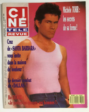 ►CINE REVUE n°1/1988-CRUZ-SANTA BARBARA-DALLAS-MICHELE TORR-JULIEN CLERC-DEREK