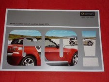 2003 Smart 452 Roadster + Roadster Coupe Brochure Brochure Depliant Folleto