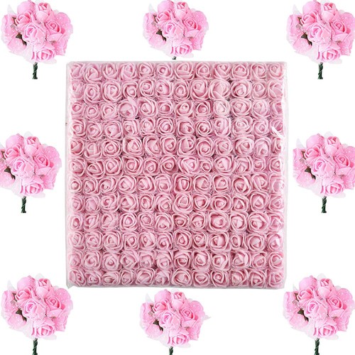 288pcs 5cm rose artificielle - 288pcs, 2,5cm