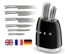 SMEG Bloc Couteaux 7 Pièces