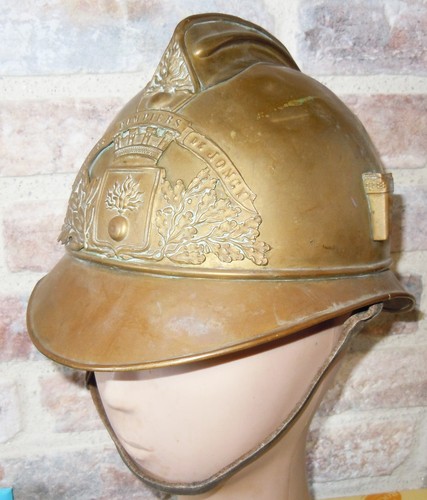 Ancien casque pompiers - casque,