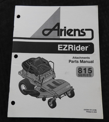 Ariens ezrider 815 séries - 815,