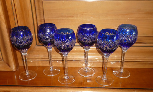 Anciens verres vin - 6, à