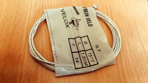 Câble frein velox 1m80 - cÂble,
