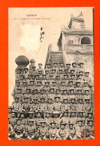 Vietnam cpa tirailleurs - cpa,
