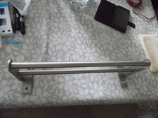 porte serviette gris salle de bain a visser