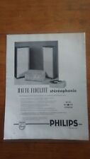ANTIQUE ADVERT PUB - PHILIPS PLATINUM PICK UP AMP SPEAKERS