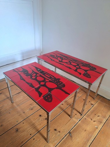 Paire tables basses - de,